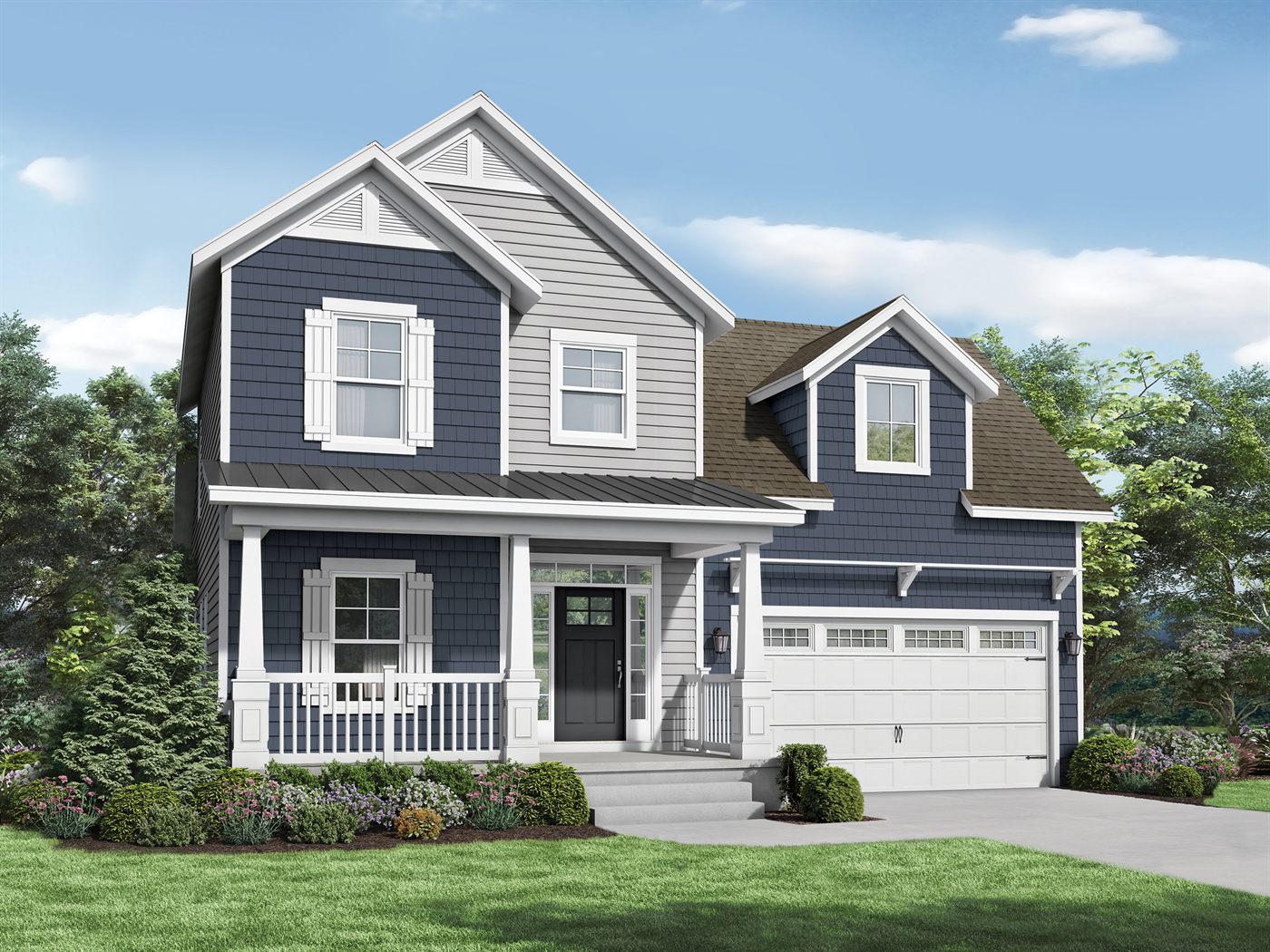 Brenner plan Hampton elevation, one of the plans you can build on your lot