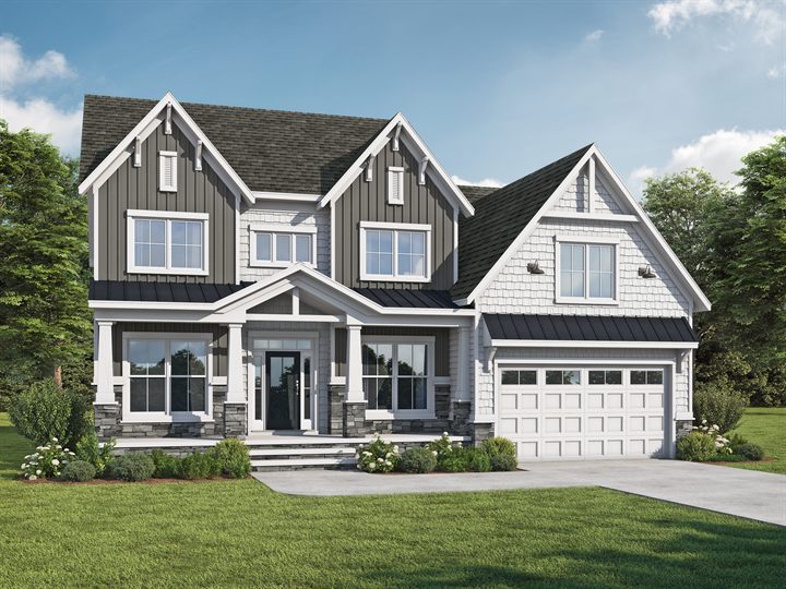 Reston plan exterior rendering