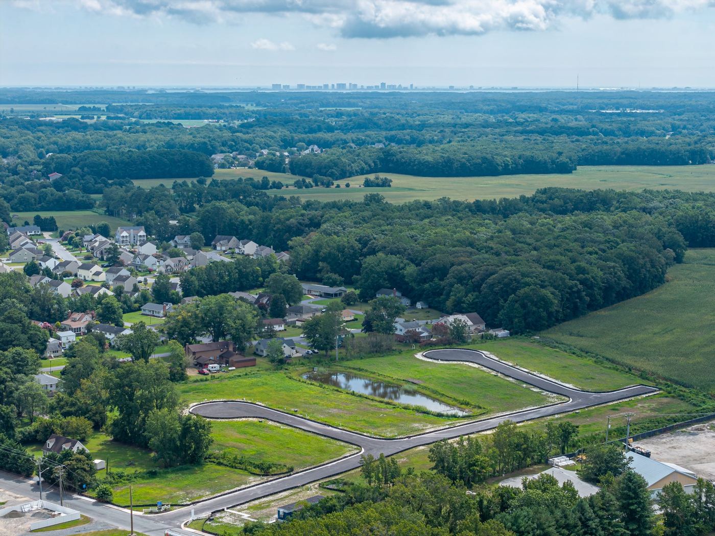 Aerial view of Maple Crest and Selbyville