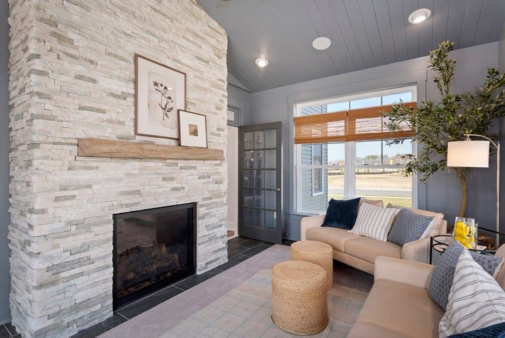 Inside a decorated Reston model
